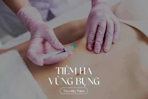 Tiêm HA vùng bụng